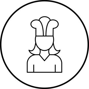 İnsan simgesinin vektör illüstrasyonu