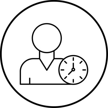 iş yönetimi simgesi vektör illüstrasyonu