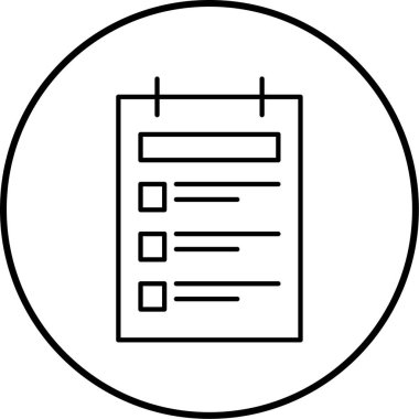 Pano simgesinin vektör illüstrasyonu