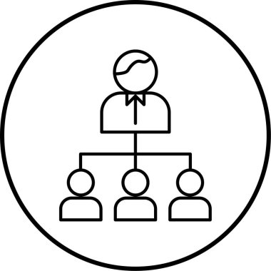 İş insanları vektör simgesi modern basit tasarım