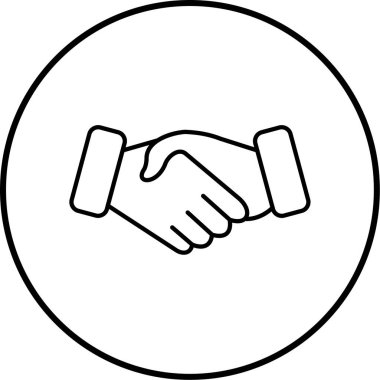 el sıkışma simge vektör çizim