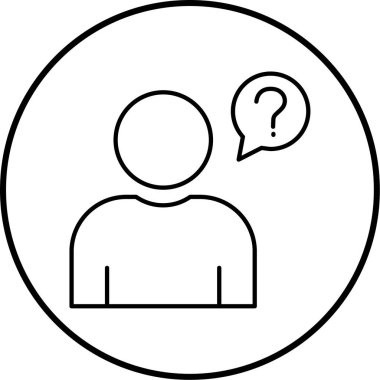 Basit simgenin vektör illüstrasyonu