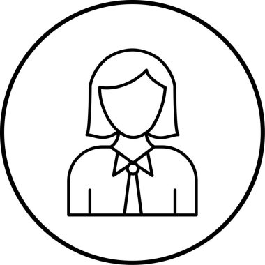 avatar. Web simgesi basit illüstrasyon