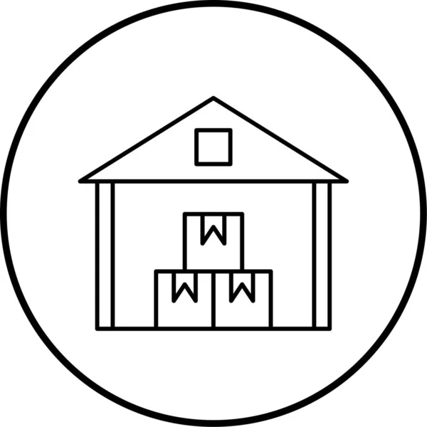 Векторна Ілюстрація Значка Будинку — стоковий вектор