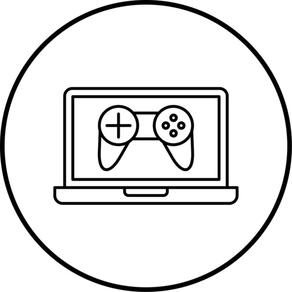 Video Oyunu Basit Tasarım — Stok Vektör