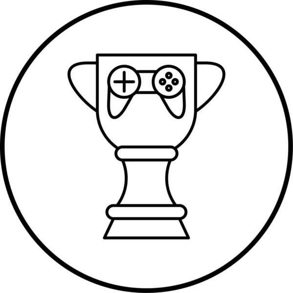 Трофей Иконка Сайта — стоковый вектор