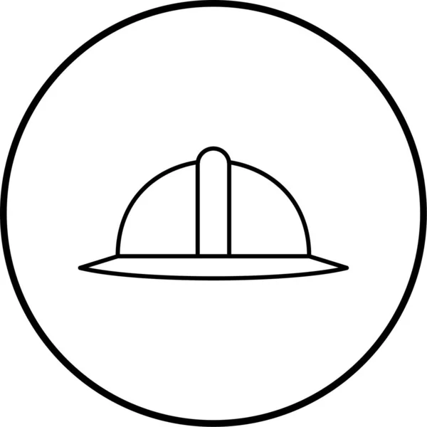 Vektor Illustration Des Helm Symbols — Stockvektor