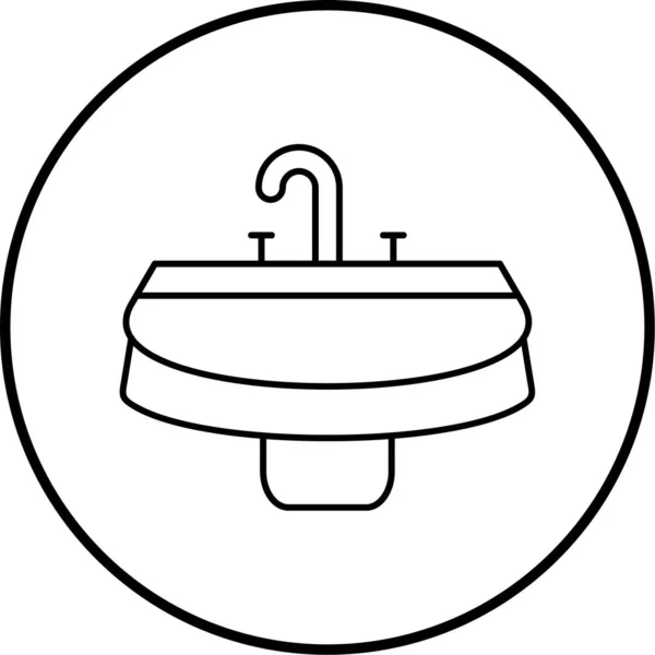 Διανυσματική Απεικόνιση Εικονιδίου Μπάνιου — Διανυσματικό Αρχείο