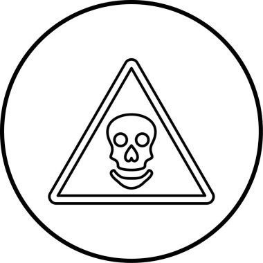 Uyarı işaretinin vektör çizimi