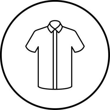 Gömlek. Web simgesi basit illüstrasyon