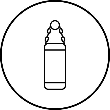 Boks. Web simgesi basit illüstrasyon