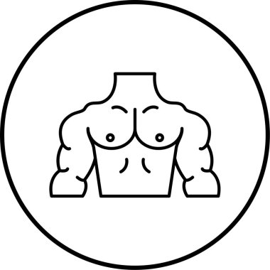 İnsan vücudu düz vektör simgesi