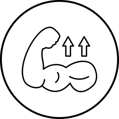 Bir spor simgesinin vektör illüstrasyonu