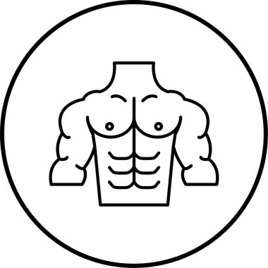 Vücut simge vektör çizim