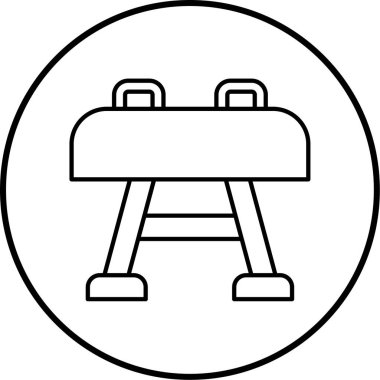 Modern spor simgesinin vektör illüstrasyonu