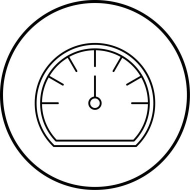 Saat. Web simgesi basit illüstrasyon