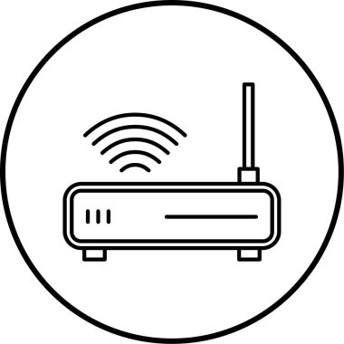 Yönlendirici simgesi, vektör illüstrasyonu