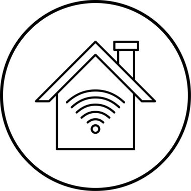 Modern simgenin vektör illüstrasyonu