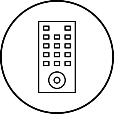 radyo, veri, mobil, uygulama, video, ağ tam vektör simgesi