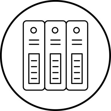 Dosya simgesinin vektör illüstrasyonu
