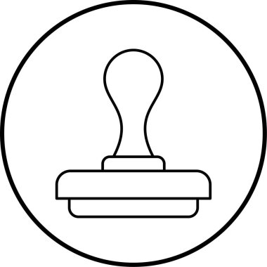 Bir pulun vektör illüstrasyonuName