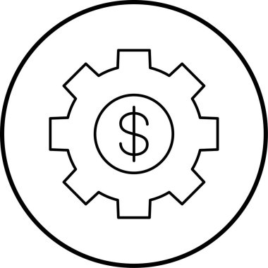 Seo simgesinin vektör illüstrasyonu