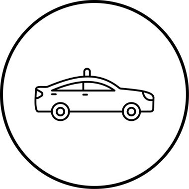 - Araba. Web simgesi basit illüstrasyon