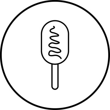 Gıda simgesinin vektör illüstrasyonu