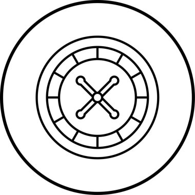 Bir oyuncak simgesinin vektör illüstrasyonu