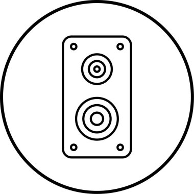 Müzik. Web simgesi basit illüstrasyon