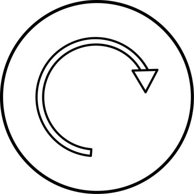 Doldur. Web simgesi vektör illüstrasyonu