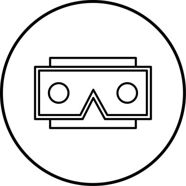 Gözlükler. Web simgesi basit illüstrasyon