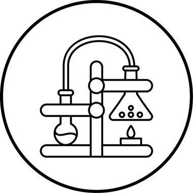 Bilim araştırma vektörü ikonu. modern illüstrasyon