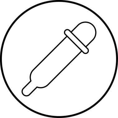 pipet simge vektör çizim