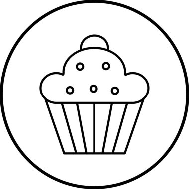 Tatlım. Web simgesi basit illüstrasyon