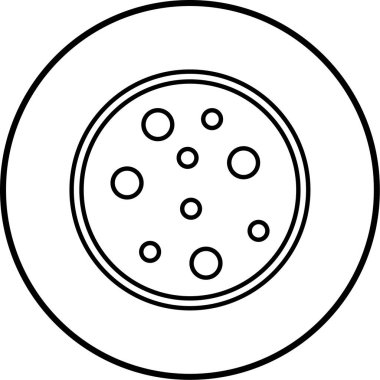 Gıda simgesinin vektör illüstrasyonu