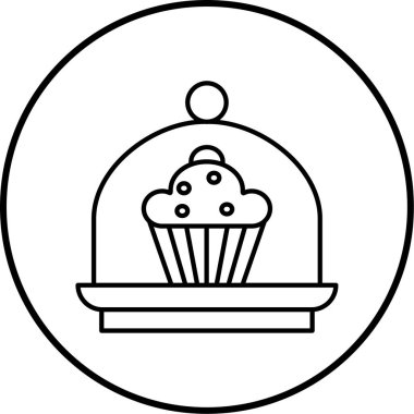 Gıda simgesinin vektör illüstrasyonu