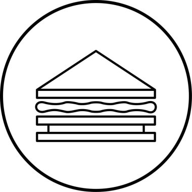 Gıda simgesinin vektör illüstrasyonu