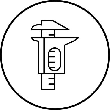 Modern araç simgesinin vektör illüstrasyonu 