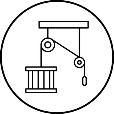 Bilim. Web simgesi basit illüstrasyon