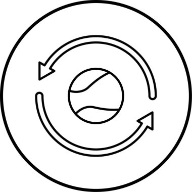 Modern bilim simgesinin vektör illüstrasyonu