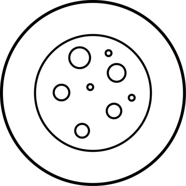 Gıda simgesinin vektör illüstrasyonu
