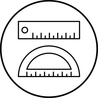 Bilim. Web simgesi basit illüstrasyon