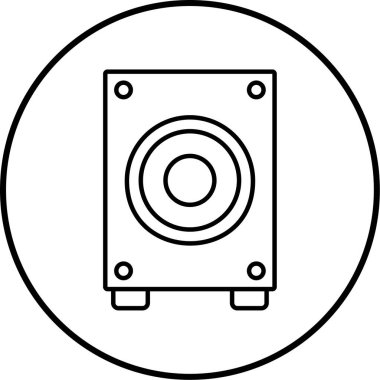 Müzik. Web simgesi basit illüstrasyon