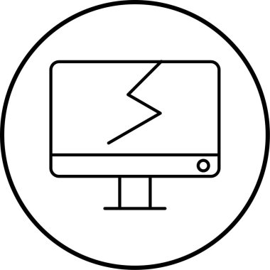 bilgisayar simgesi vektör illüstrasyonu