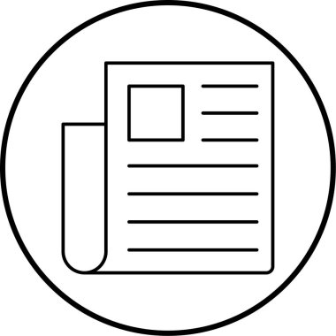 Dosya belgesi simgesinin vektör illüstrasyonu