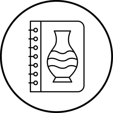 Belge simgesinin vektör illüstrasyonu