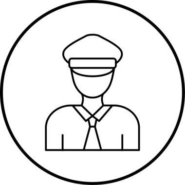 Bir insan simgesinin vektör illüstrasyonu