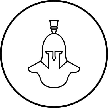 Şövalye simgesinin vektör çizimi