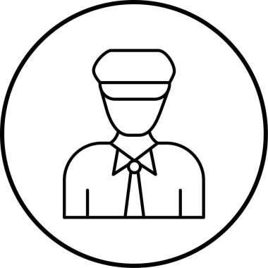 İnsan simgesinin vektör illüstrasyonu